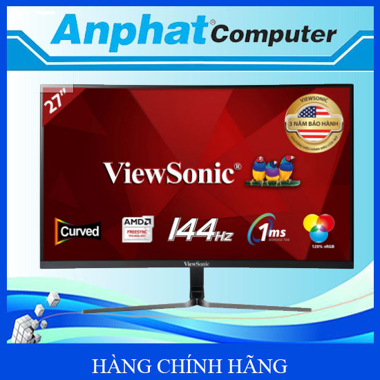Màn Hình LCD Viewsonic VX2758-C-MH (27inch/FHD/LED/VA/144Hz/4ms/HDMI+VGA/CONG) – Hàng Chính Hãng