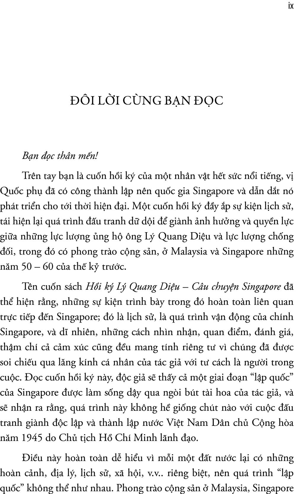 Hồi Ký Lý Quang Diệu - Câu Chuyện Singapore _AL