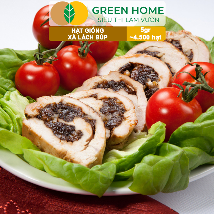 Hạt Giống Xà Lách Búp Greenhome, Gói 5gr~4500 hạt, Dễ Trồng Quanh Năm, Thu Hoạch Nhanh, Năng Suất Cao R20