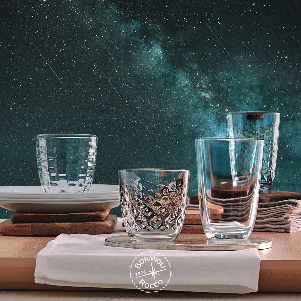 Bộ 6 ly thủy tinh GLIT Bormioli Rocco -295ml - 395ml