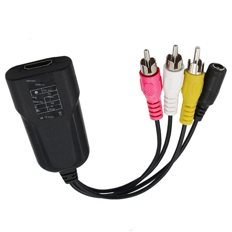 Đảm bảo chất lượng bộ chuyển đổi hdmi sang av mới HDMI sang AV video tổng hợp bán hàng trực tiếp 1080p