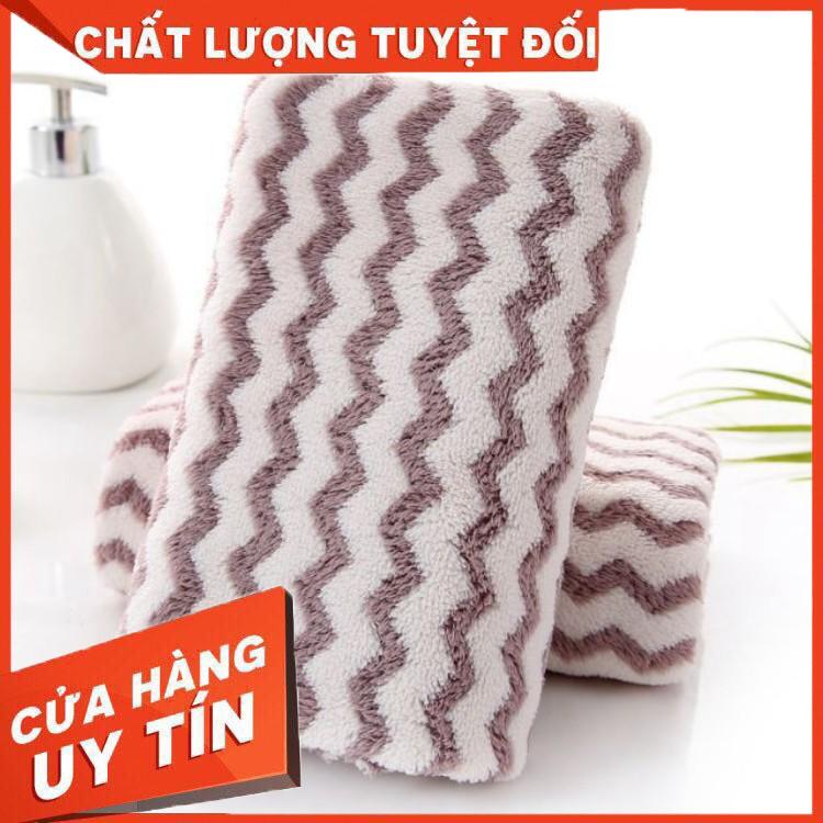 Khăn Mặt Lông Cừu Xuất Hàn Cao Cấp 30cm x 50cm