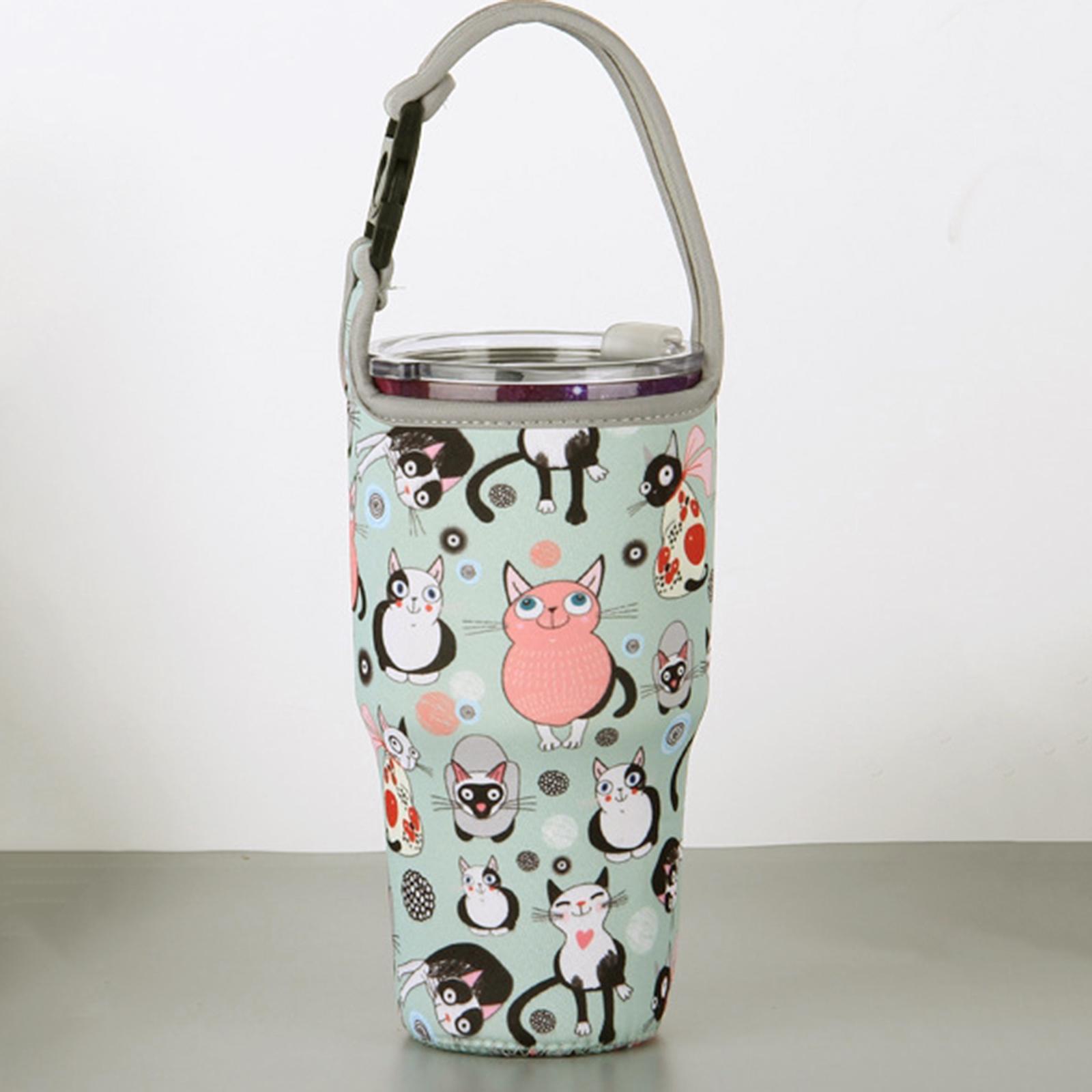Neoprene Insulated Iced Coffee Cup Sleeves Cup Water Bottle Carrier Kettle Pouch for Fishing Coffee Mug Picnics