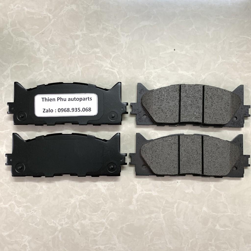 Má phanh chính hãng Hi-Q cho CAMRY TRƯỚC 2.4/3.5 + AVALON - Bố thắng trước. OEM Brake Pad: 0446506070