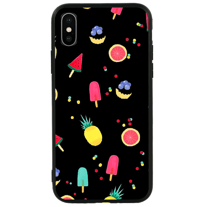 Ốp lưng viền TPU cao cấp cho Iphone X - Summer 02