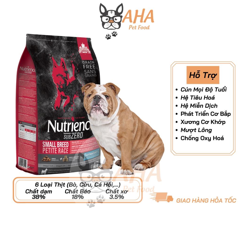 Thức Ăn Hạt Cho Chó Bulldog Nutrience Subzero Bao 500g Xương Cơ Khớp, Mượt Lông - 6 Loại Thịt Cá, Rau Củ, Trái Cây