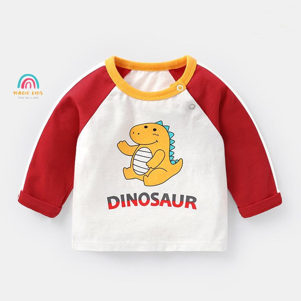 Áo thun dài tay hoạt hình ngộ nghĩnh cho bé trai AO20015 - MAGICKIDS