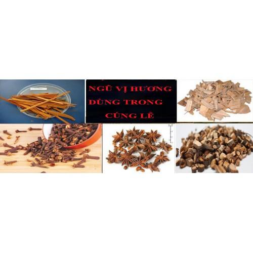 100g Bột Ngũ vị hương tẩy uế, trừ tà, lau bàn thờ...