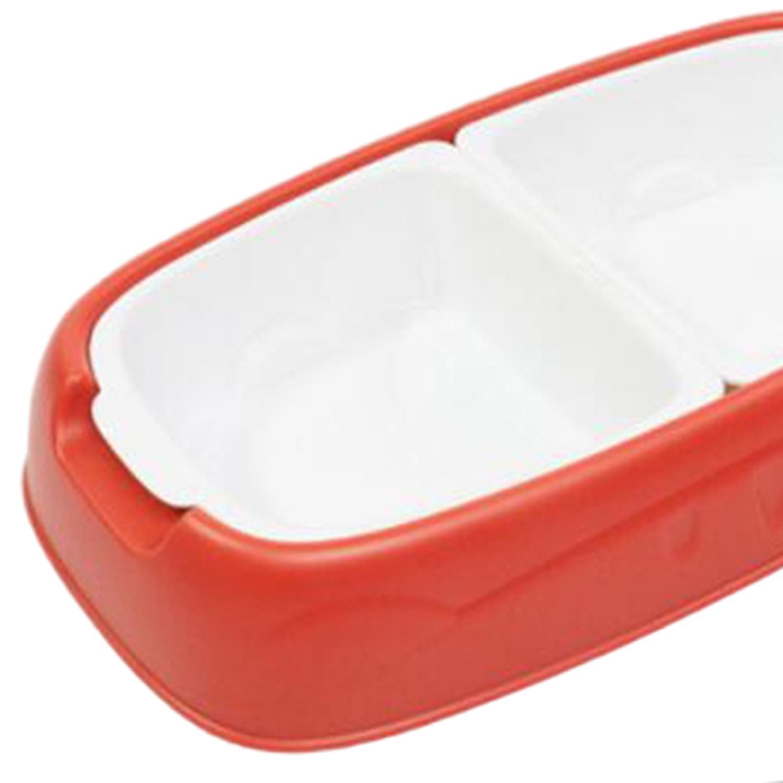 2x Pets Water Food Bowl Dog Cat Feeder Anti-Skid Puppy Dispenser Bottle