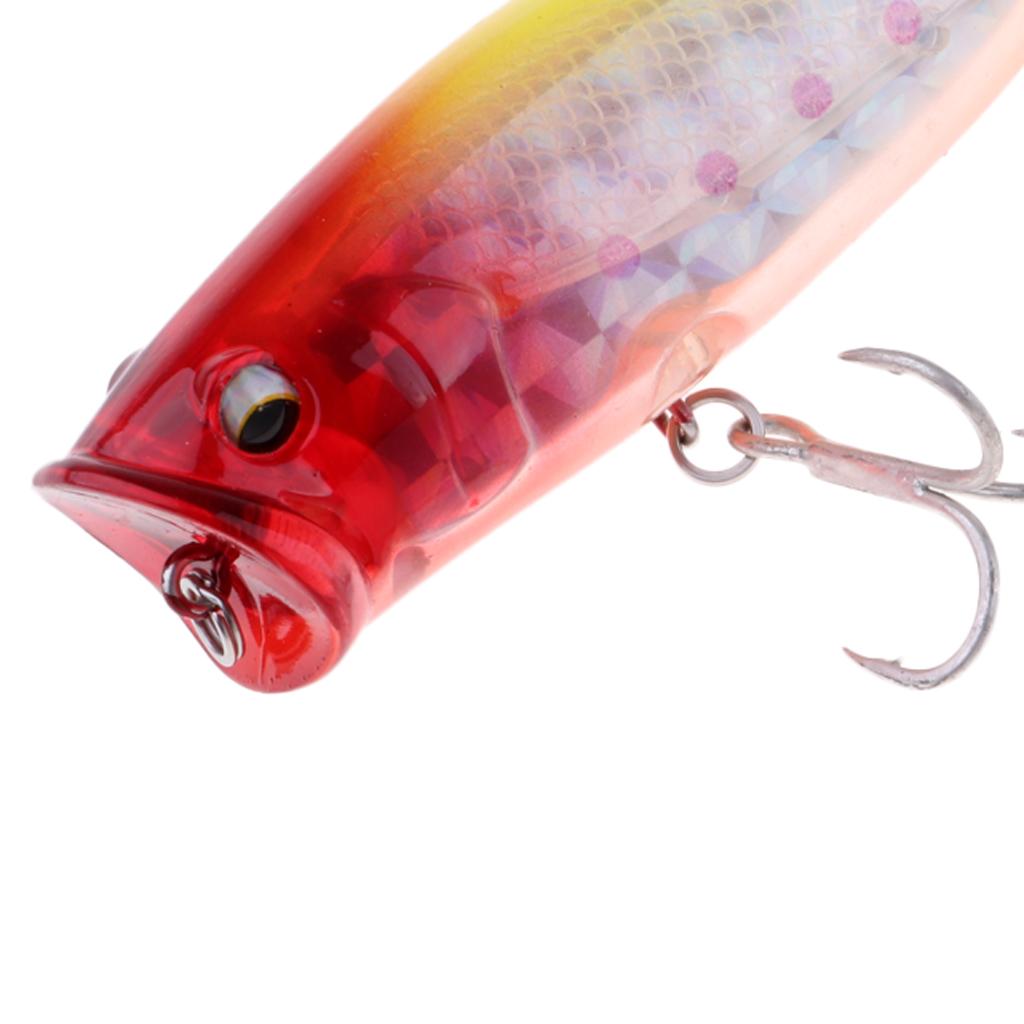 Lifelike Fishing Lure Topwater Floating Hard Bait Balance with Treble Hook