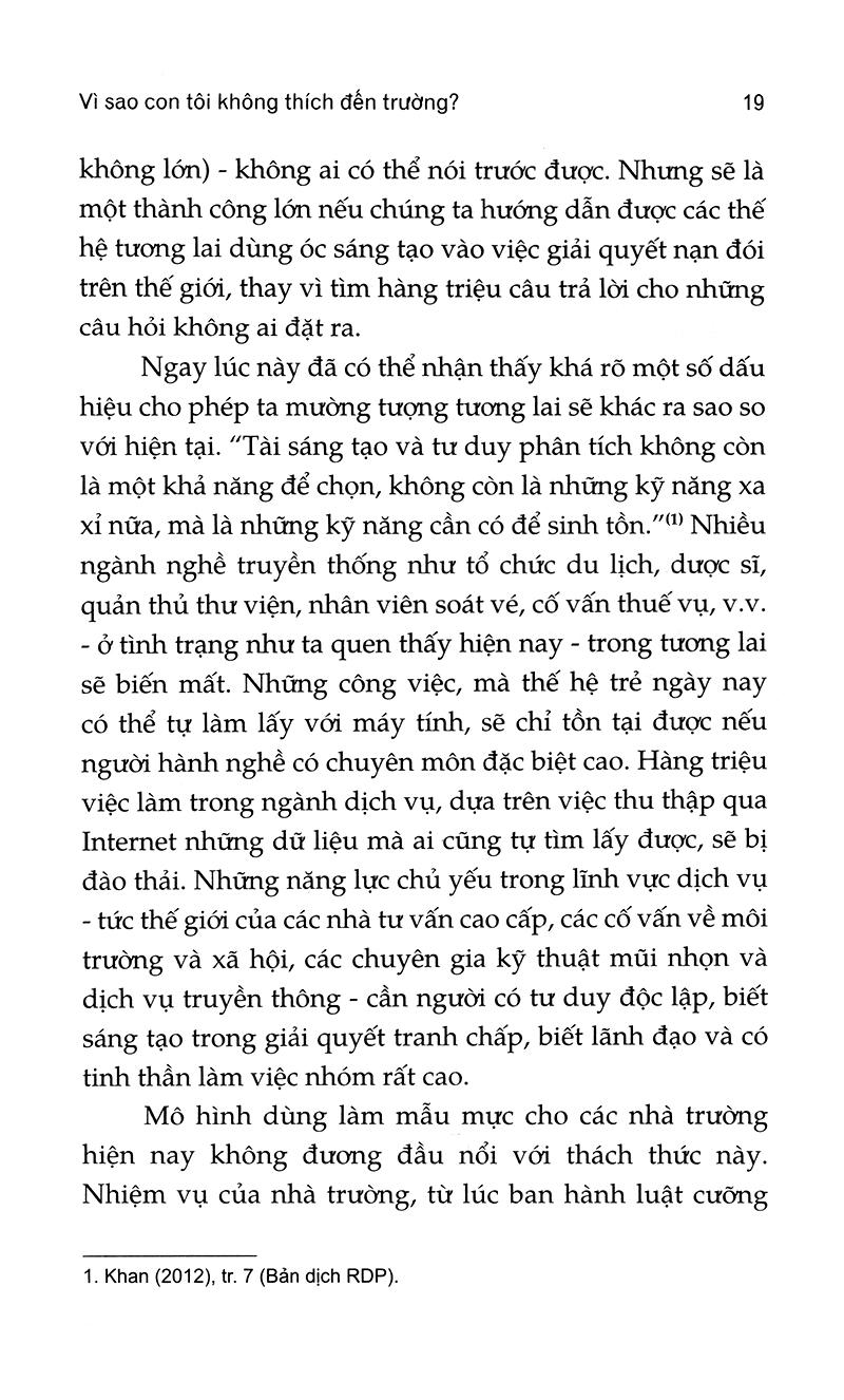 Vì Sao Con Tôi Không Thích Đến Trường?
