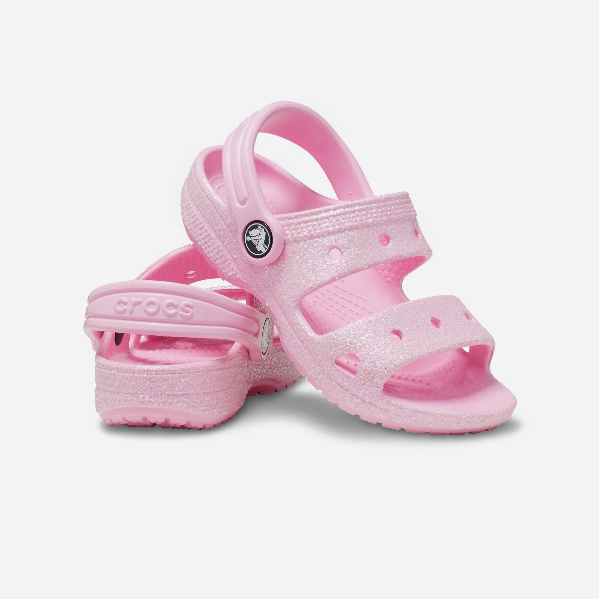 Giày sandal trẻ em Crocs Classic Glitter - 207983-6S0
