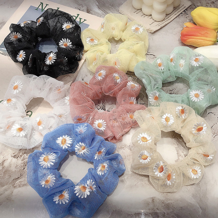 Sét 3 dây buộc tóc nhiều mẫu dễ thương