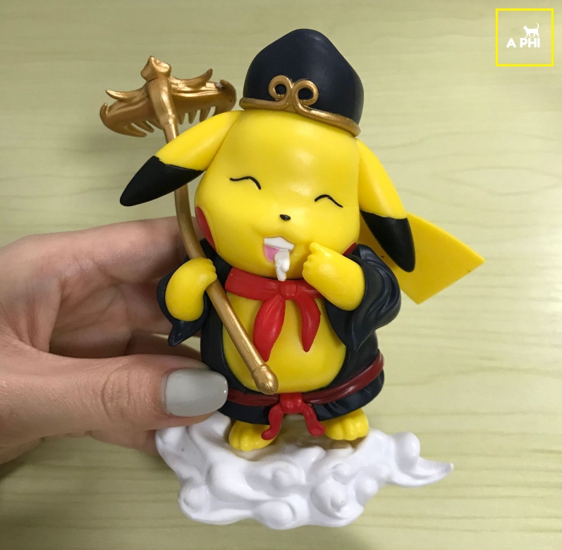 Mô hình Pikachu cosplay Tây Du Ký siêu ngầu trang trí tặng quà để bàn