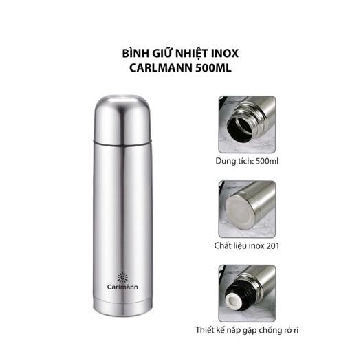 Bình giữ nhiệt inox Carlmann 500ml BES523