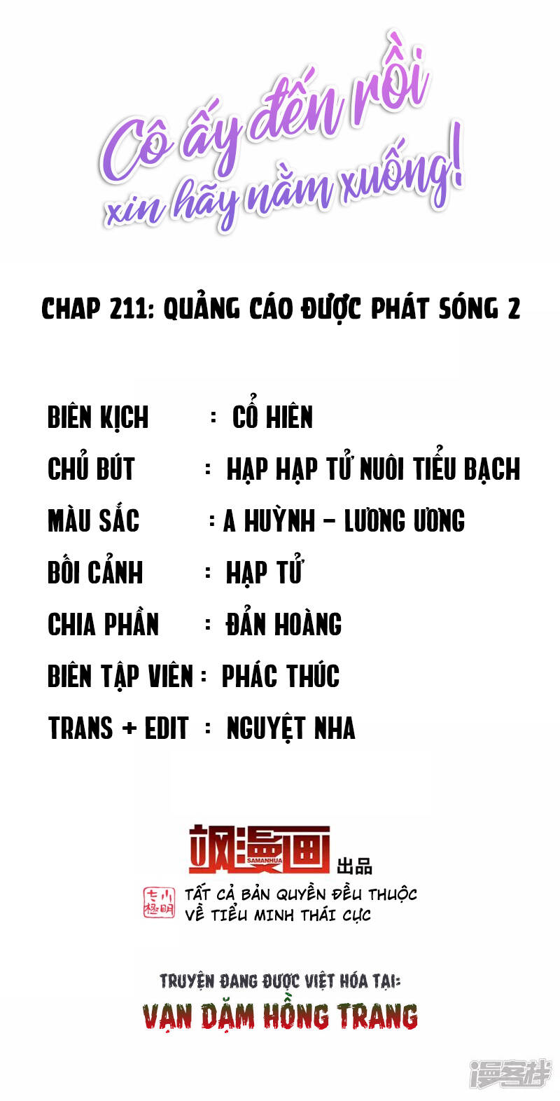 cô ấy đến rồi, xin nằm xuống! chapter 211 2