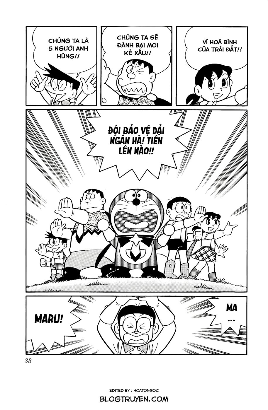 doraemon - nobita và những hiệp sĩ không gian chapter 1 35