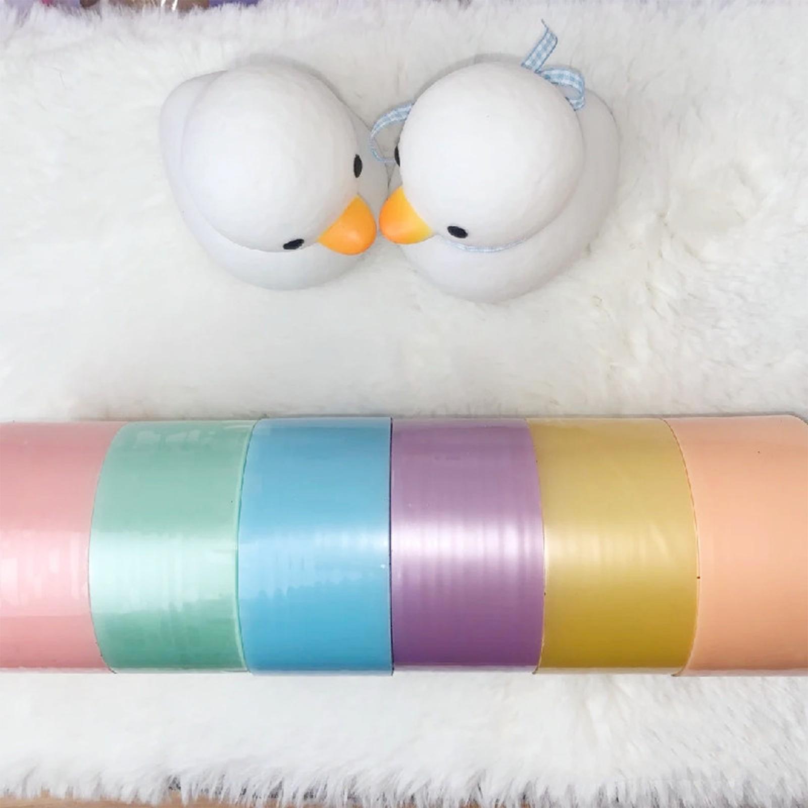 5x Sticky Ball Tape, Sensory Toy Transparent Color DIY Tape Sticky Ball for Party Birthday