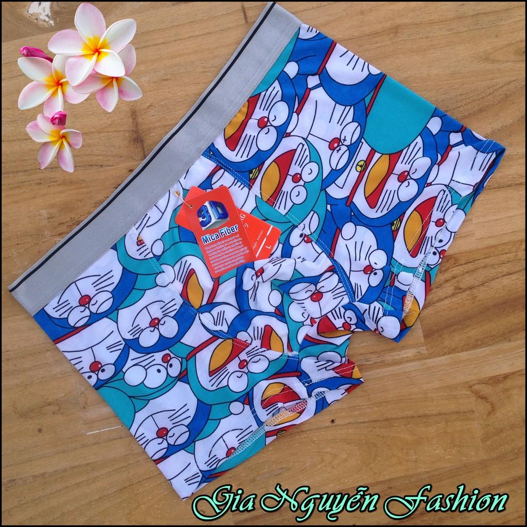 Mua 4 tặng 1 = 5 Quần boxer thun lạnh in hình họa tiết rất độc đáo
