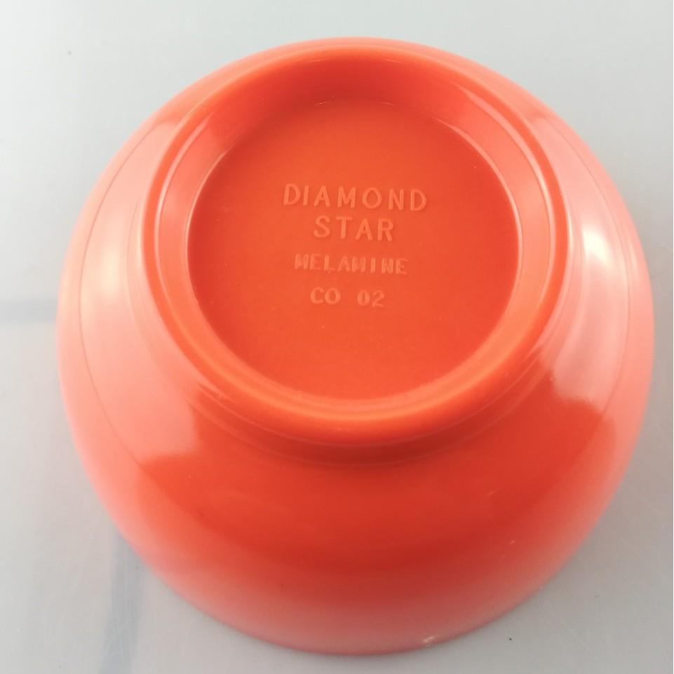 Chén Melamine 3 màu Trắng, Bông ,Cam-10 cái