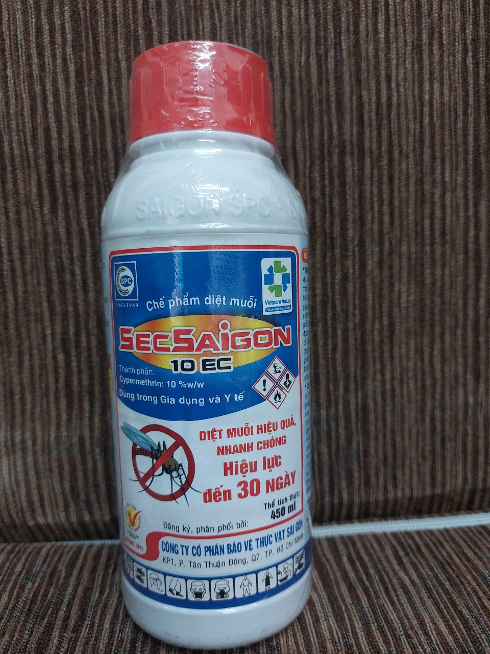 Thuốc diệt muỗi SECSAIGON chai 450ml