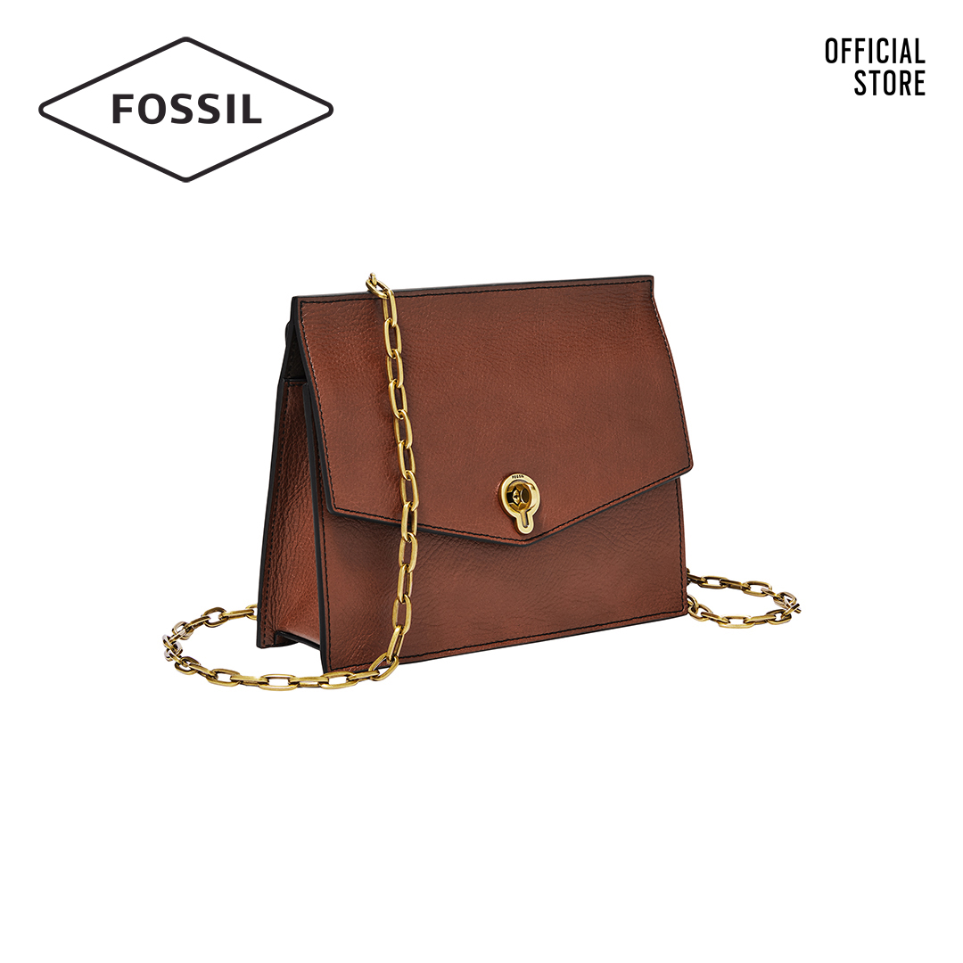 Túi đeo chéo nữ thời trang Fossil Stevie Small Crossbody ZB7882200 - màu nâu