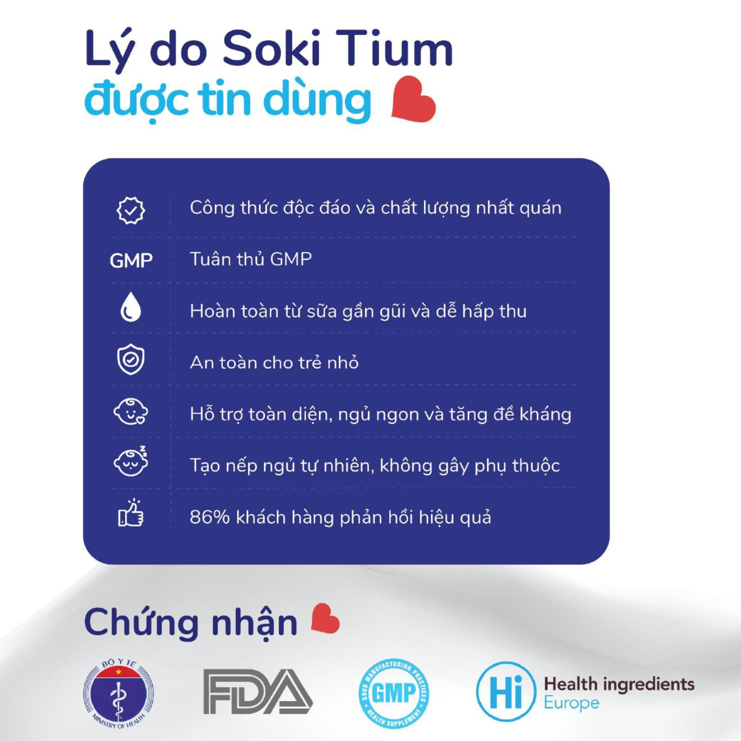 Soki Tium - Sản phẩm giúp con ngủ ngon, sâu giấc
