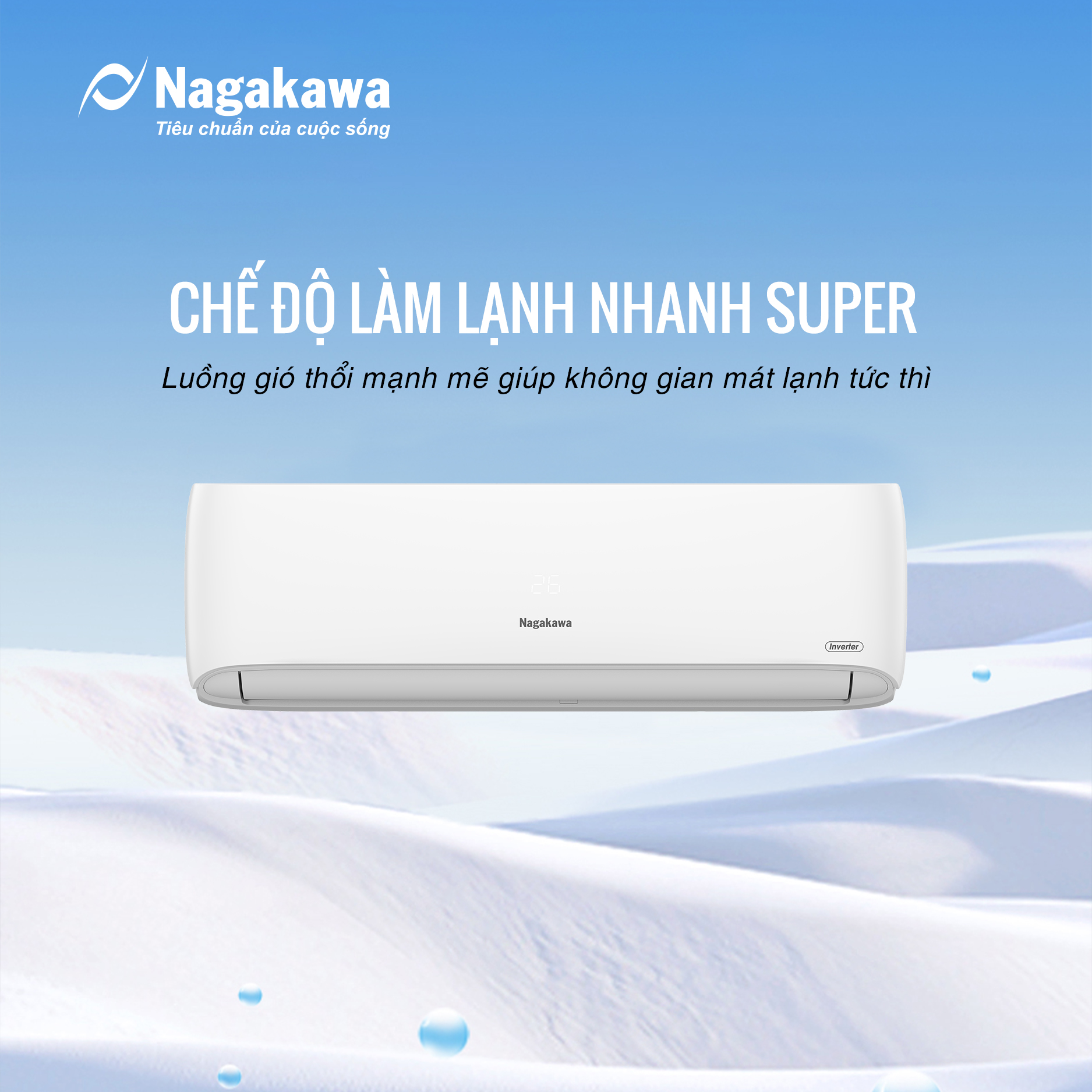 Điều hòa 1 chiều inverter 9000BTU/H NIS-C09R2H11 - Giao hàng toàn quốc - Hàng chính hãng