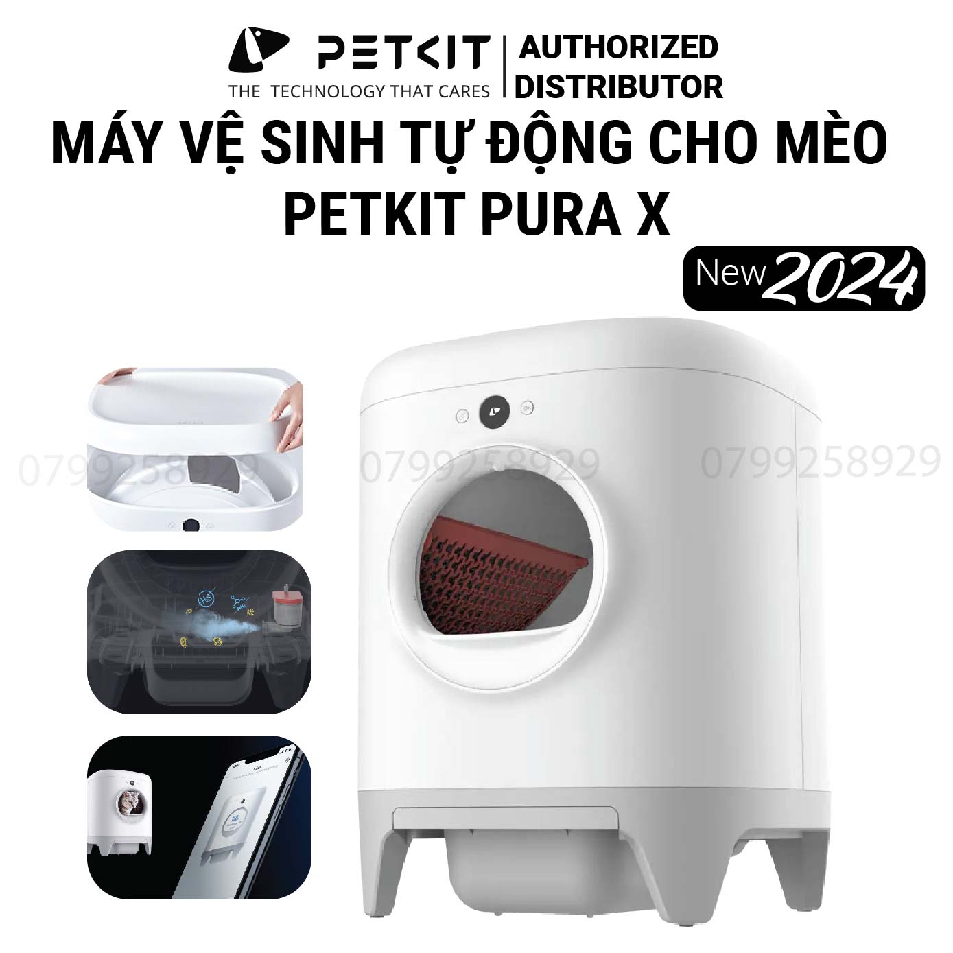 Nhà Vệ Sinh Cho Mèo Tự Động PETKIT Pura X