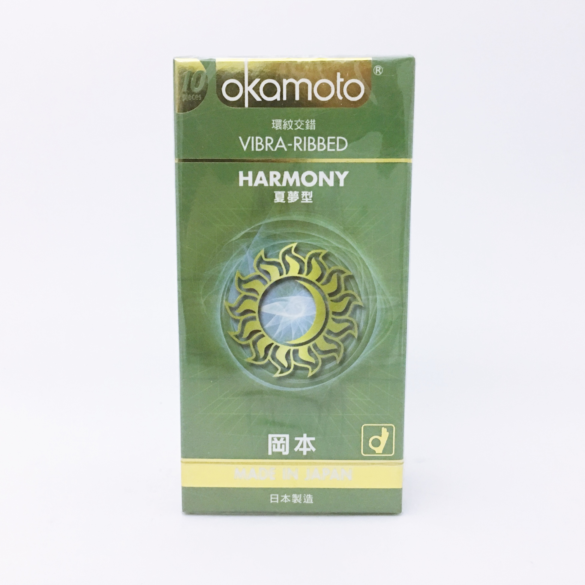 Bao Cao Su Gân Gai Okamoto Harmony (Hộp 10 Chiếc) - Tặng Kèm Bcs gai Sagami Nhật Bản (Hộp 3 Chiếc) - Không Mùi  - Che Tên Sản Phẩm