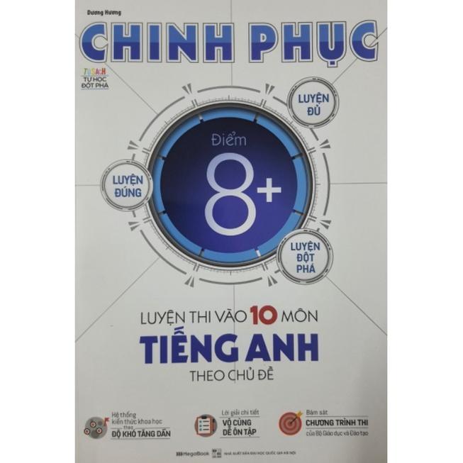 Sách - Combo Chinh phục luyện thi vào lớp 10 (Toán + Ngữ Văn + Tiếng Anh)