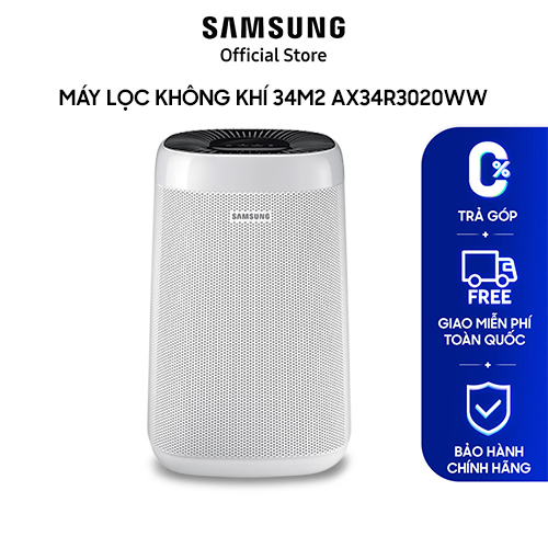 Máy lọc không khí Samsung 34m2 AX34R3020WW - Hàng chính hãng