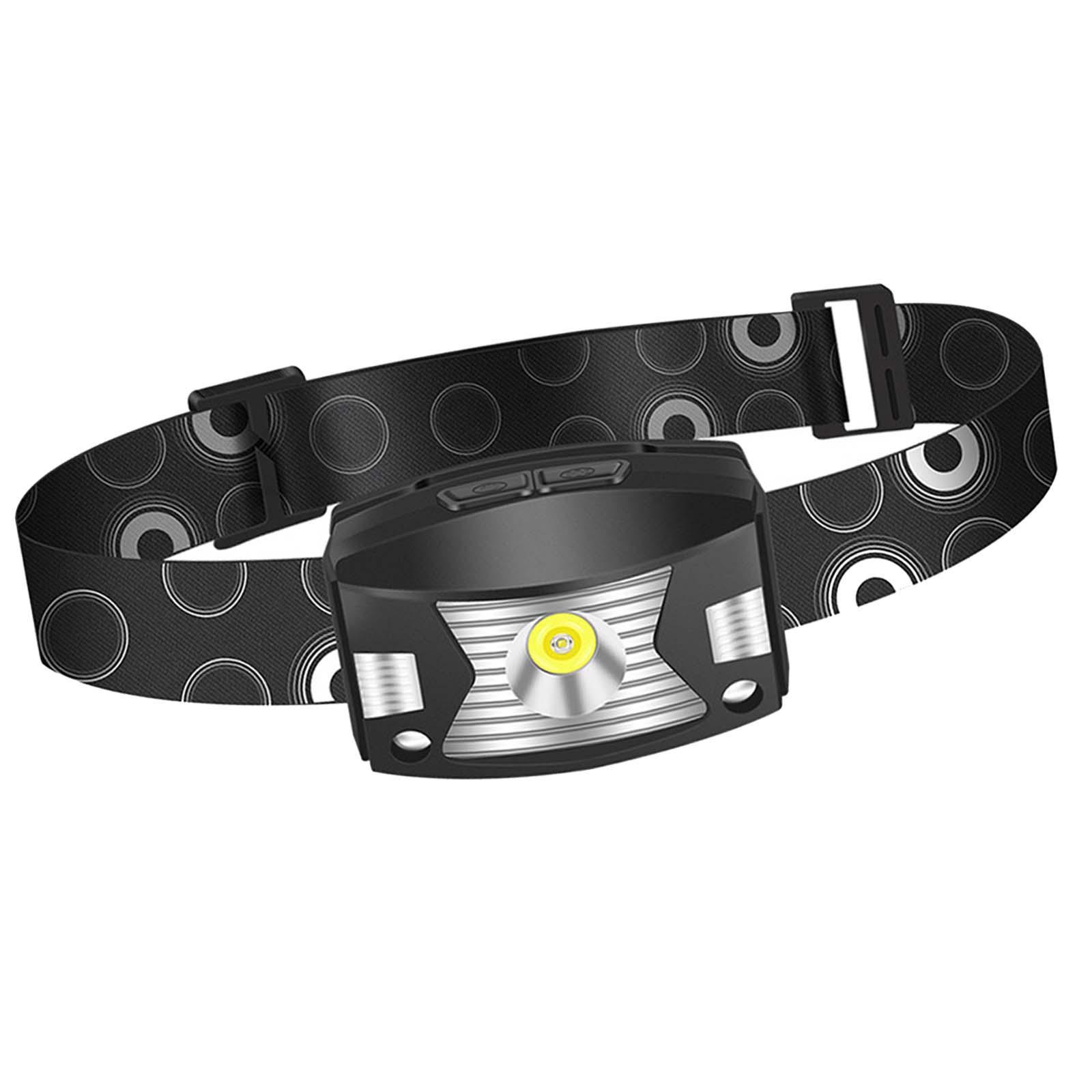 Head Lights Adjustable Head Torch Headlight Flashlight Light Rechargeable Head Modes for Adults Jogging Kids Fishing Biking