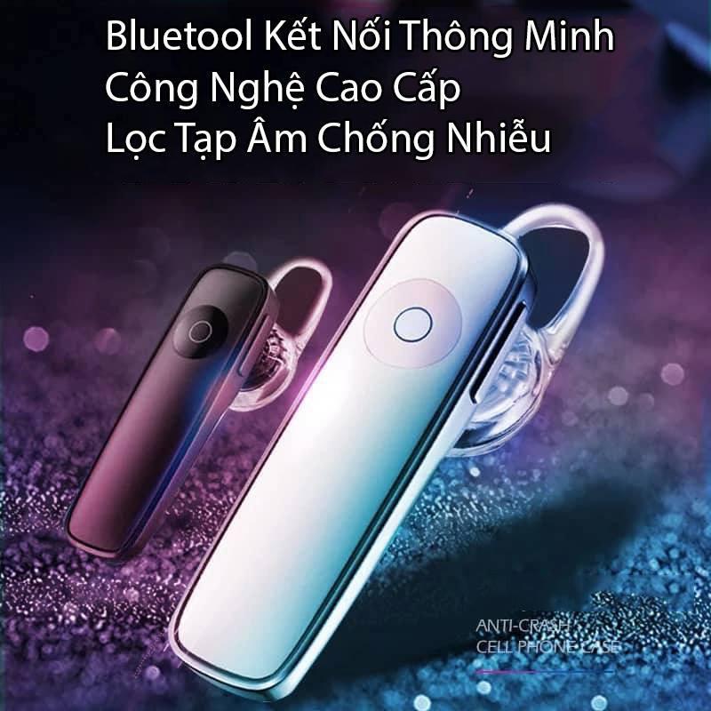 (Miễn Phí Vận Chuyển) Bộ 2 chiếc Tai nghe Bluetooth Music Trắng và Đen (Tặng Kèm 2 Đèn LED USB Siêu Sáng)