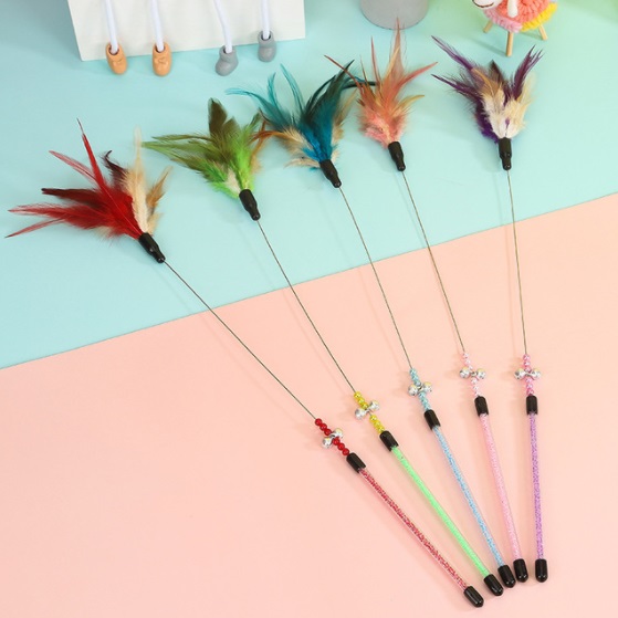 Đồ chơi cho mèo vui nhộn - Que/Dây thép chuyển màu ngẫu nhiên