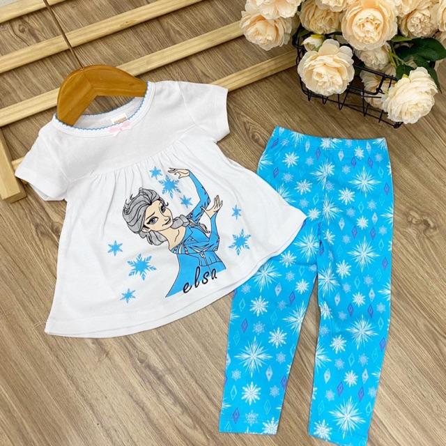 Bộ công chúa elsa bé gái cực xinh- bộ bèo bé gái