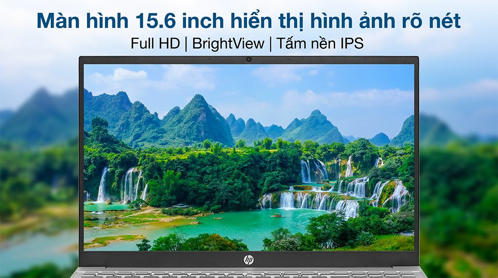 Máy Tính Xách Tay Laptop HP Pavilion 15-eg2036TX Vỏ Nhôm Bạc - Hàng Chính Hãng