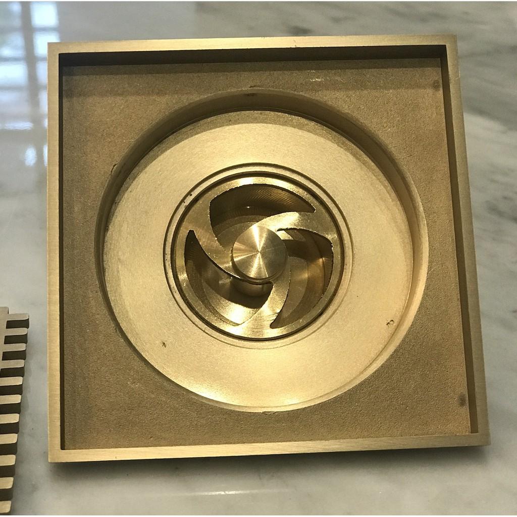 Phễu thoát sàn bằng đồng cổ điển - HL50120