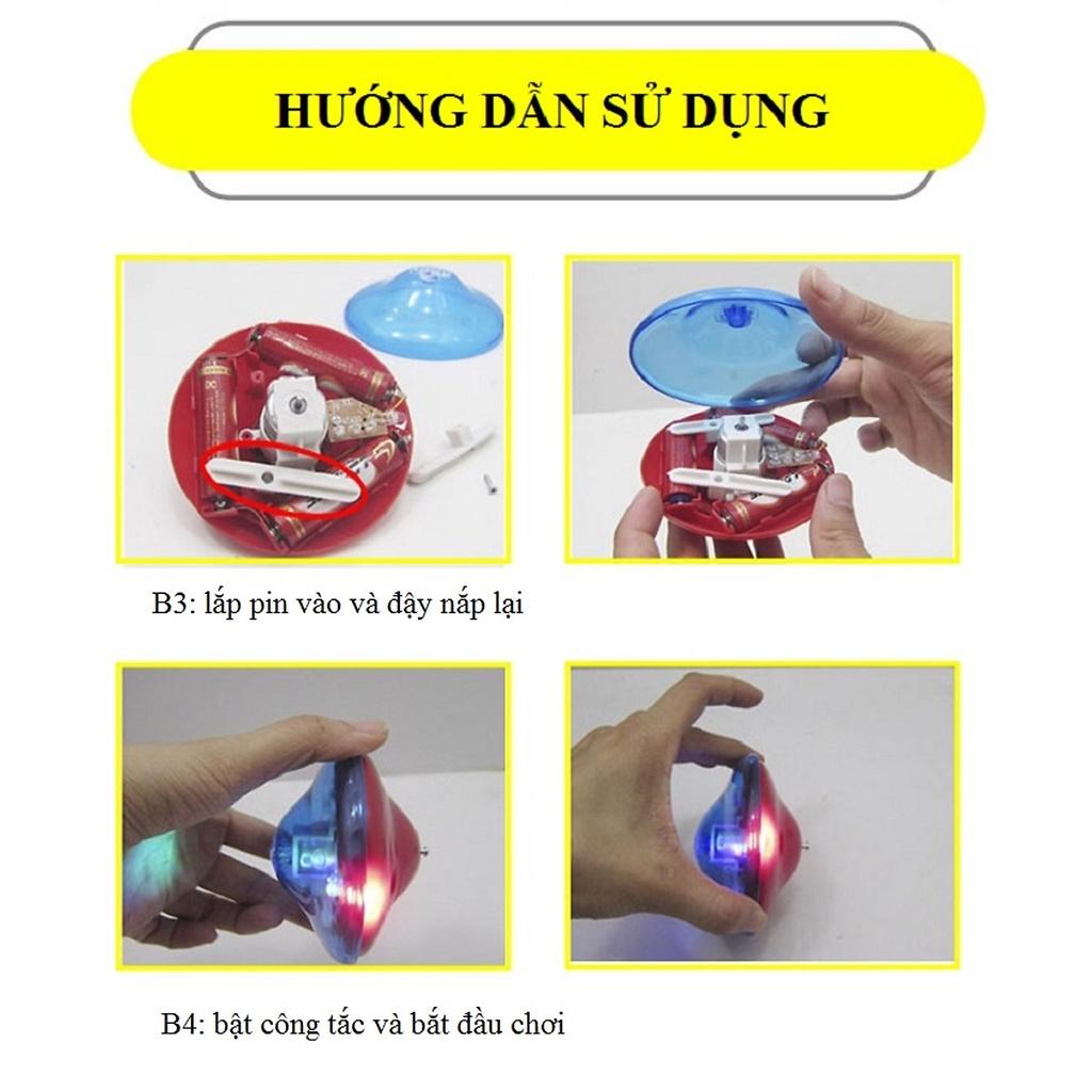 Đồ chơi con quay chạy pin dễ dùng dành cho trẻ nhỏ