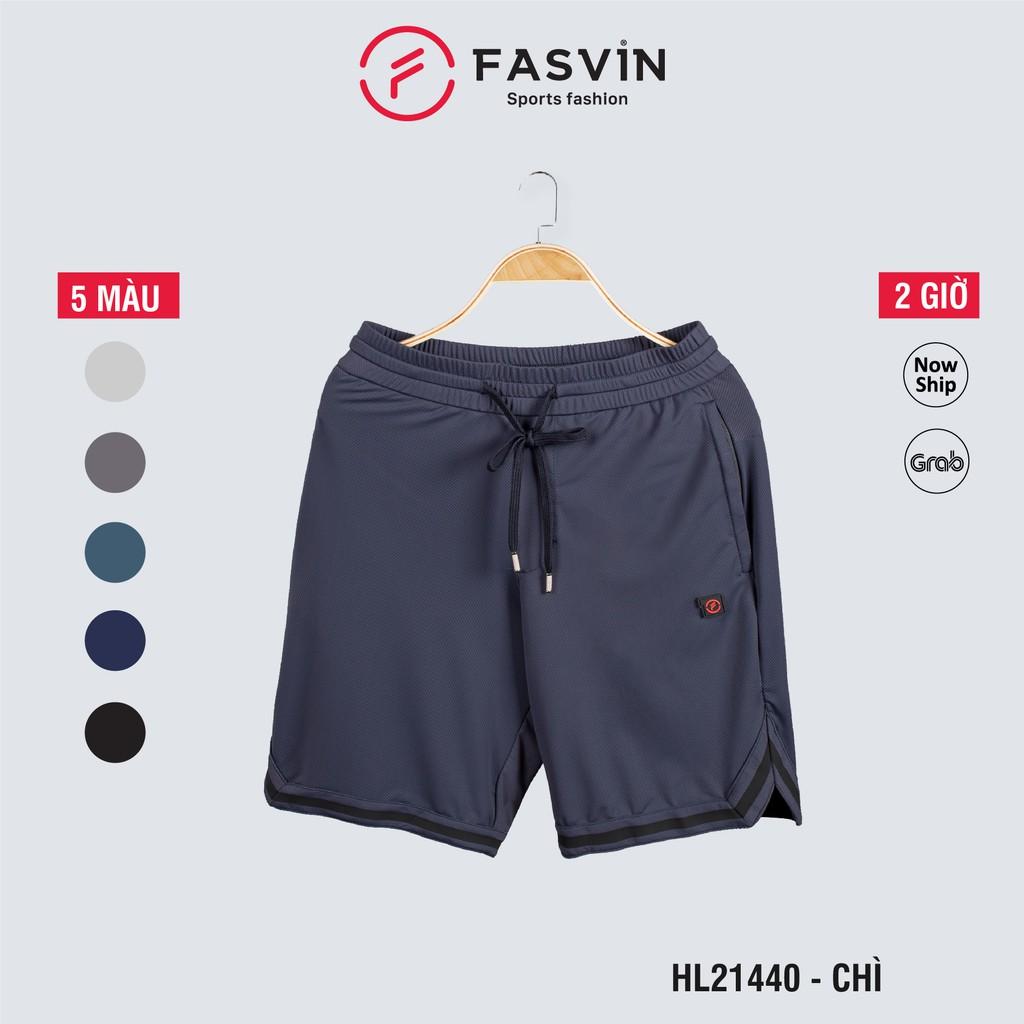 Quần short thể thao nam Fasvin HL21440.HN chất liệu cao cấp mềm mịn, không nhăn co giãn thoải mái