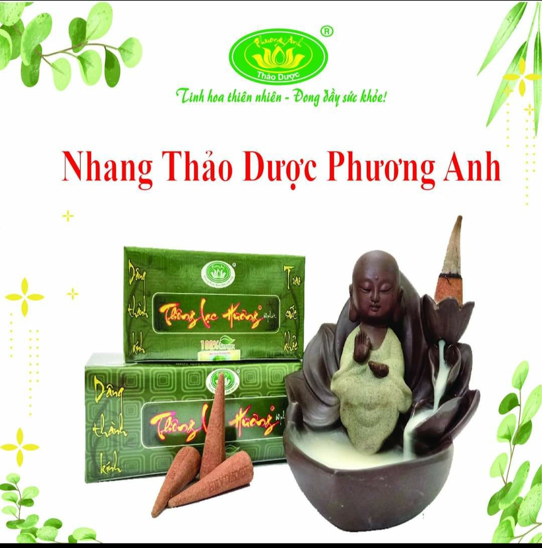 Nhang nụ trầm bắc Thông Lạc Hương - Thảo Dược Phương Anh hộp 30 viên