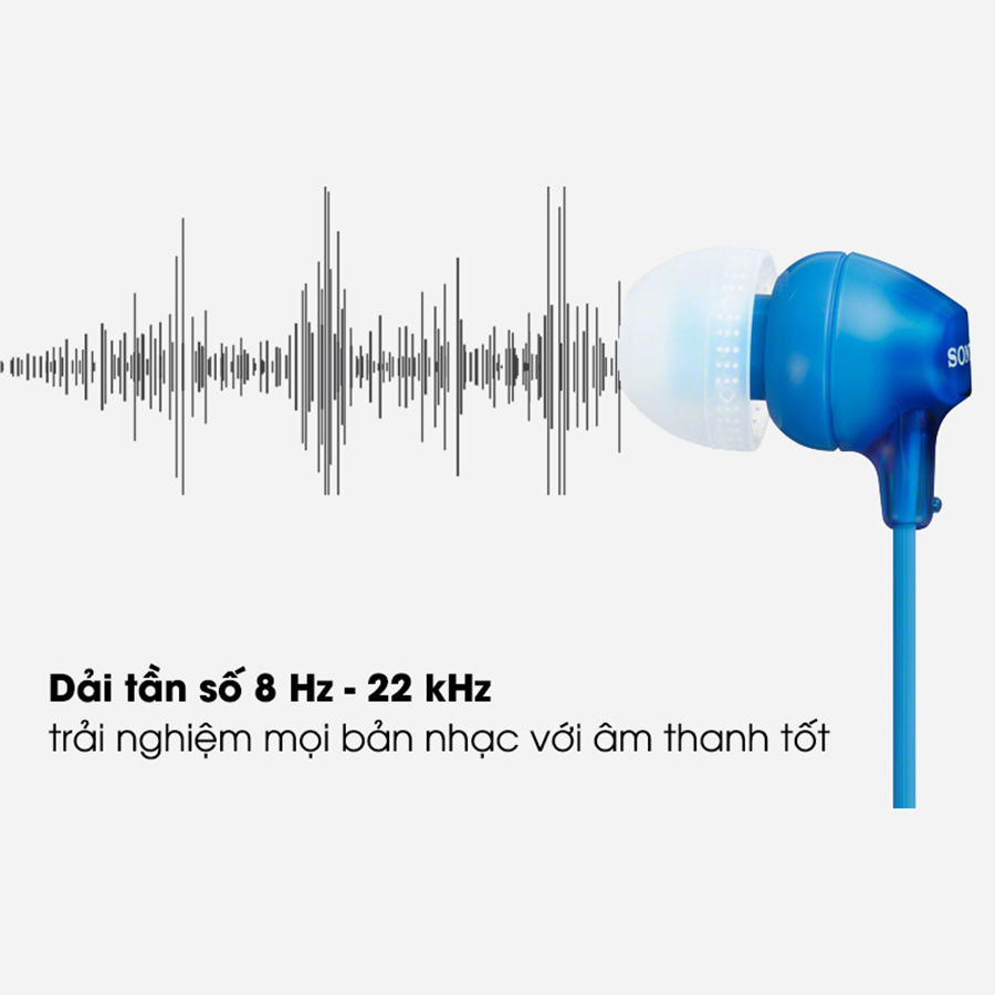 Tai Nghe Nhét Tai Sony MDR-EX15AP - Hàng Chính Hãng