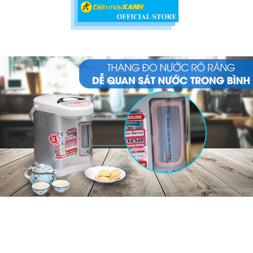 Bình thủy điện Sunhouse SH 1535 3.5 lít - Hàng Chính Hãng