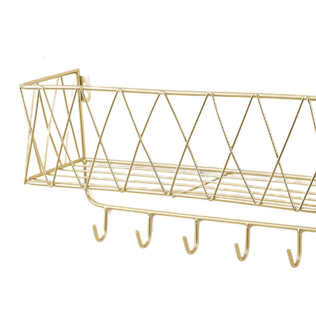 2 Pcs Key Rack Mail Holder Organizer Entryway Coat Hook Storage Basket