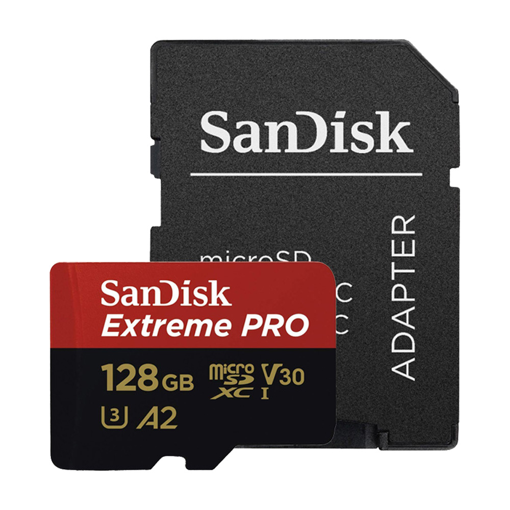 Thẻ nhớ MicroSDXC SanDisk Extreme PRO A2 - 128GB V30 U3 Class 10 UHS-I 170MB/s (SDSQXCY-128G-GN6MA) - Hàng Chính Hãng