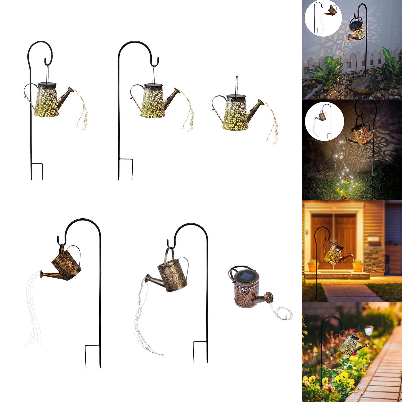 Watering Can Lights Shower Garden Lamp Decoration for Yard Patio