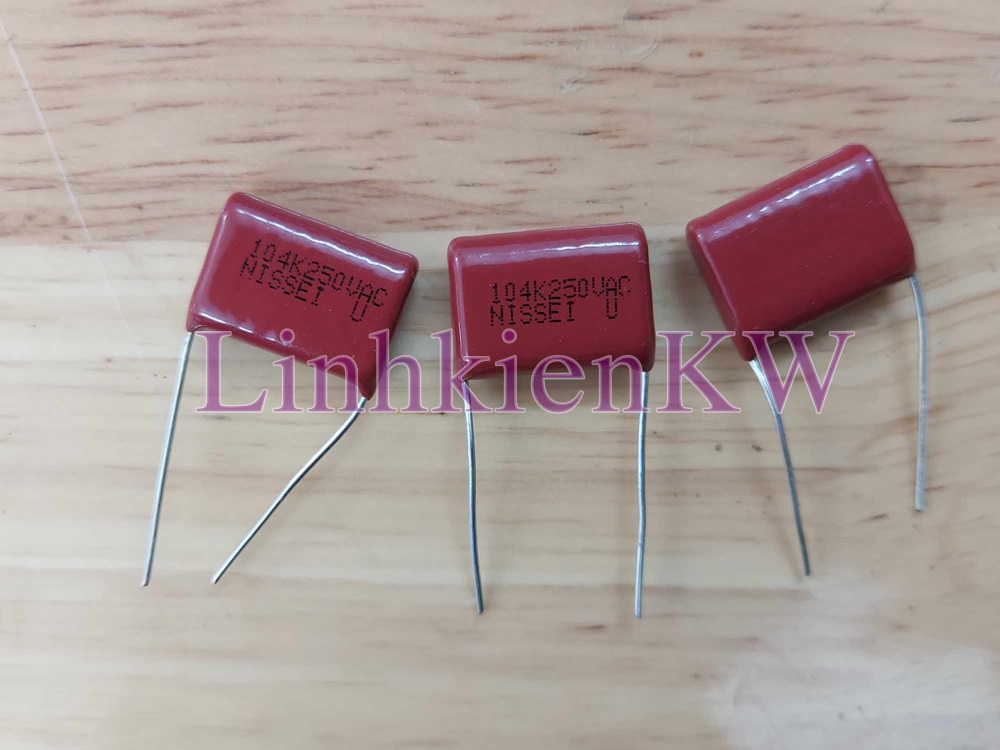 10 con Tụ NISSEI 104K 250VAC mới.