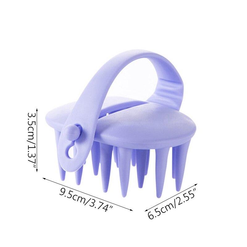 Massage Comb Cleaning Brush Creative Hangable Scalp Massage Soft Comb Shampoo Comb Household Head Massage Big Teeth Comb