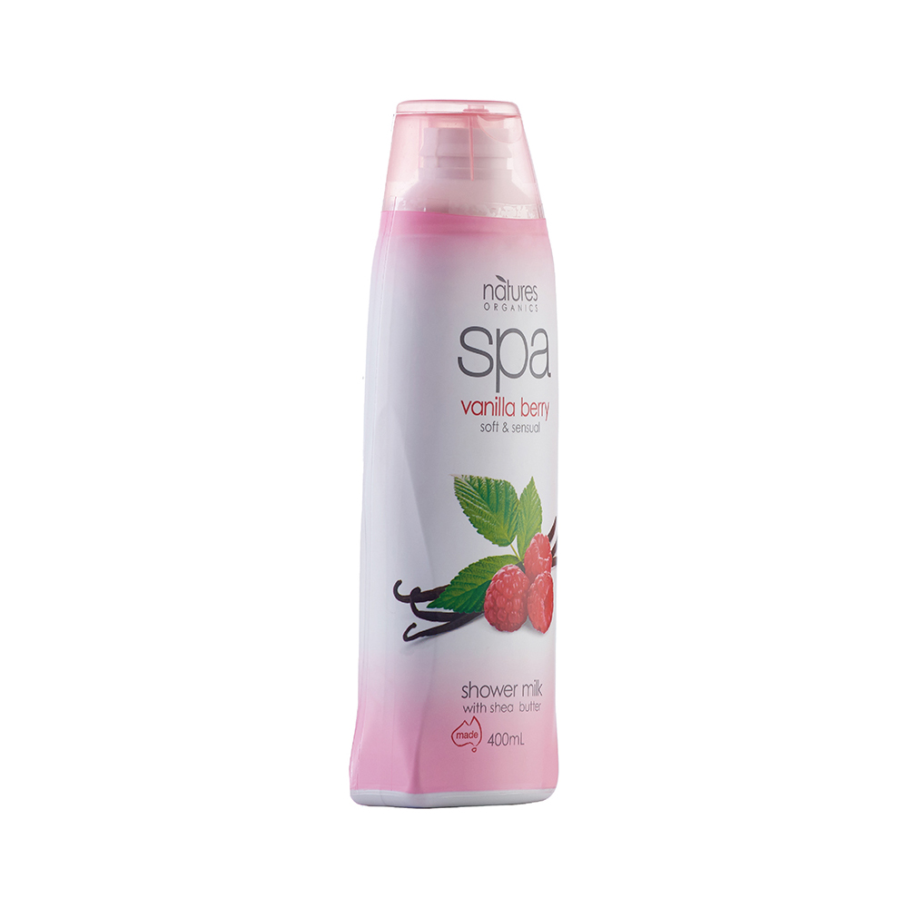 Sữa tắm tẩy tế bào chết hương quả mọng ngăn lão hóa SPA vanilla berry 400ml