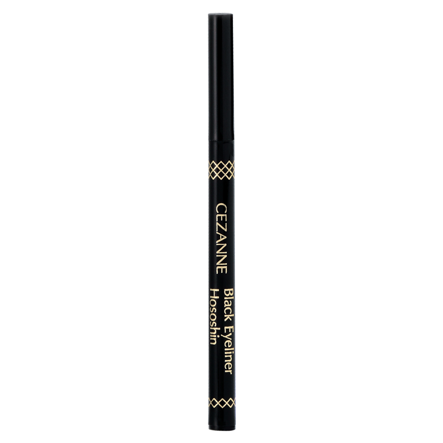 Bút Kẻ Mắt Dạ Đen Cezanne Black Eyeliner Hososhin (0.4g) - Black